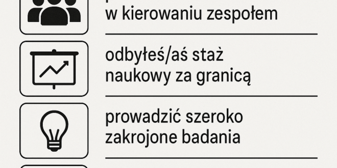 „7 sygnałów, że jesteś gotowy na habilitację – test samooceny dla doktorów” Interaktywny przewodnik: Wskaźniki merytoryczne i psychologiczne dojrzałości do podjęcia procedury.