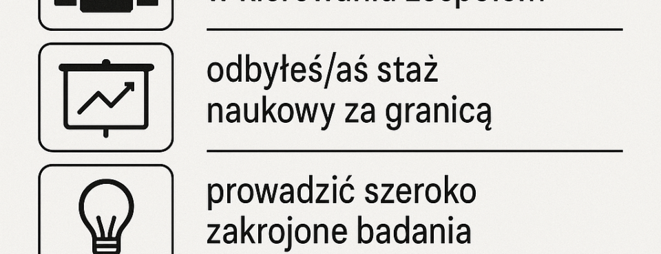 „7 sygnałów, że jesteś gotowy na habilitację – test samooceny dla doktorów” Interaktywny przewodnik: Wskaźniki merytoryczne i psychologiczne dojrzałości do podjęcia procedury.